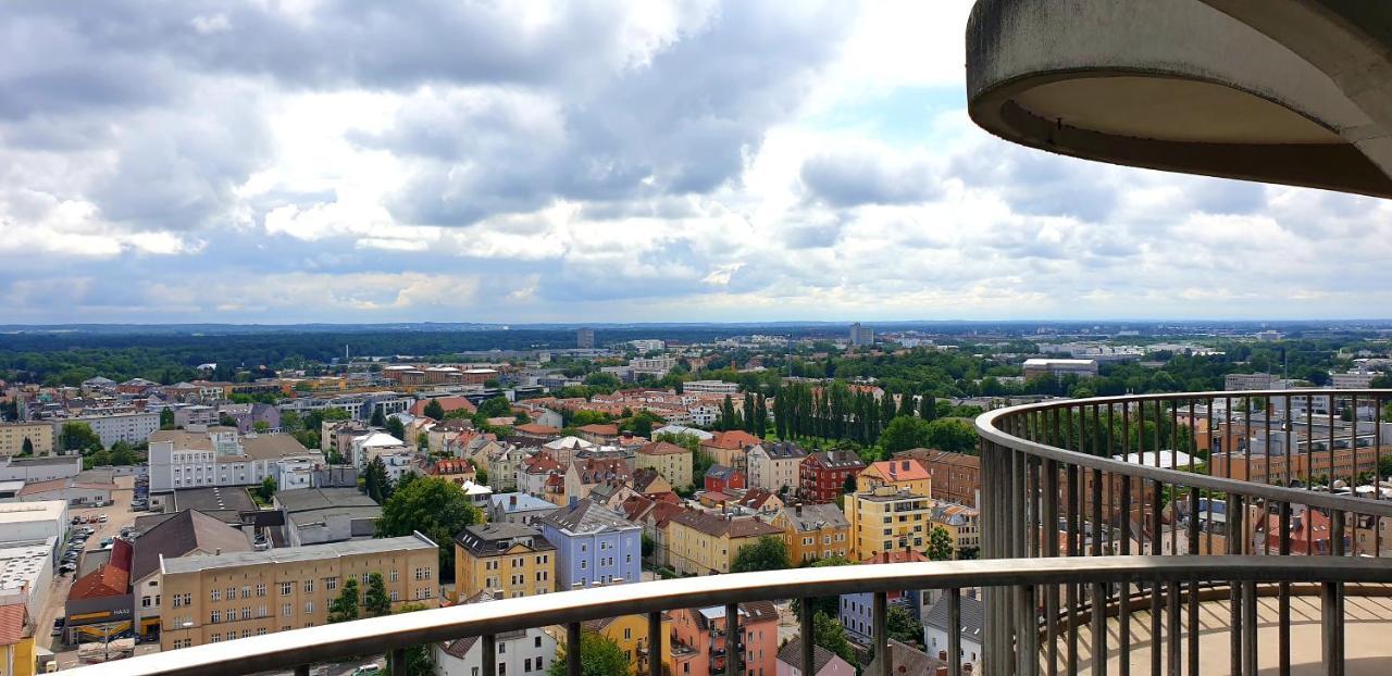 Suite-Xxi City View Hotelturm Augsburg Kültér fotó