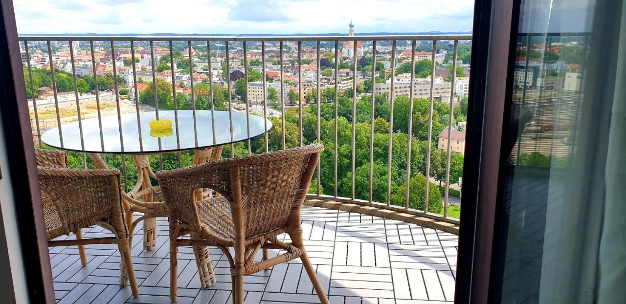 Suite-Xxi City View Hotelturm Augsburg Kültér fotó