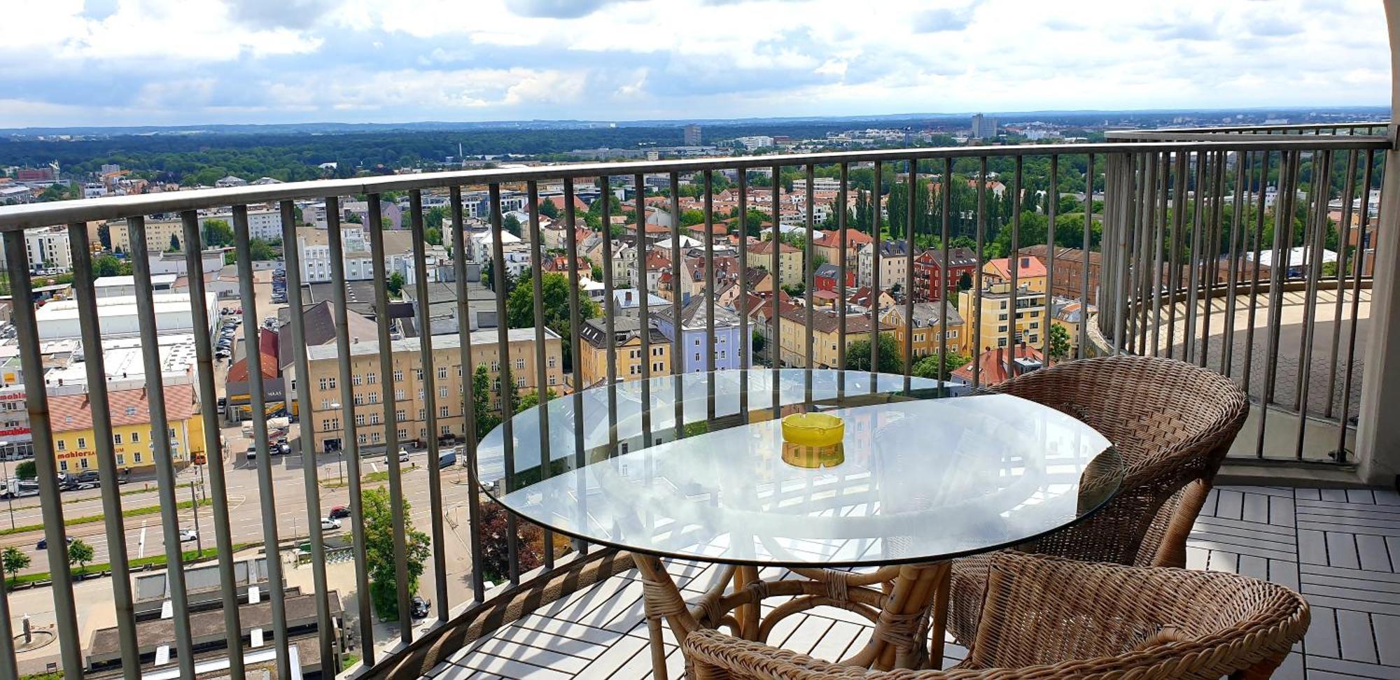 Suite-Xxi City View Hotelturm Augsburg Kültér fotó