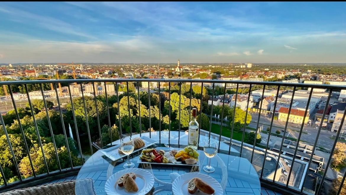 Suite-Xxi City View Hotelturm Augsburg Kültér fotó